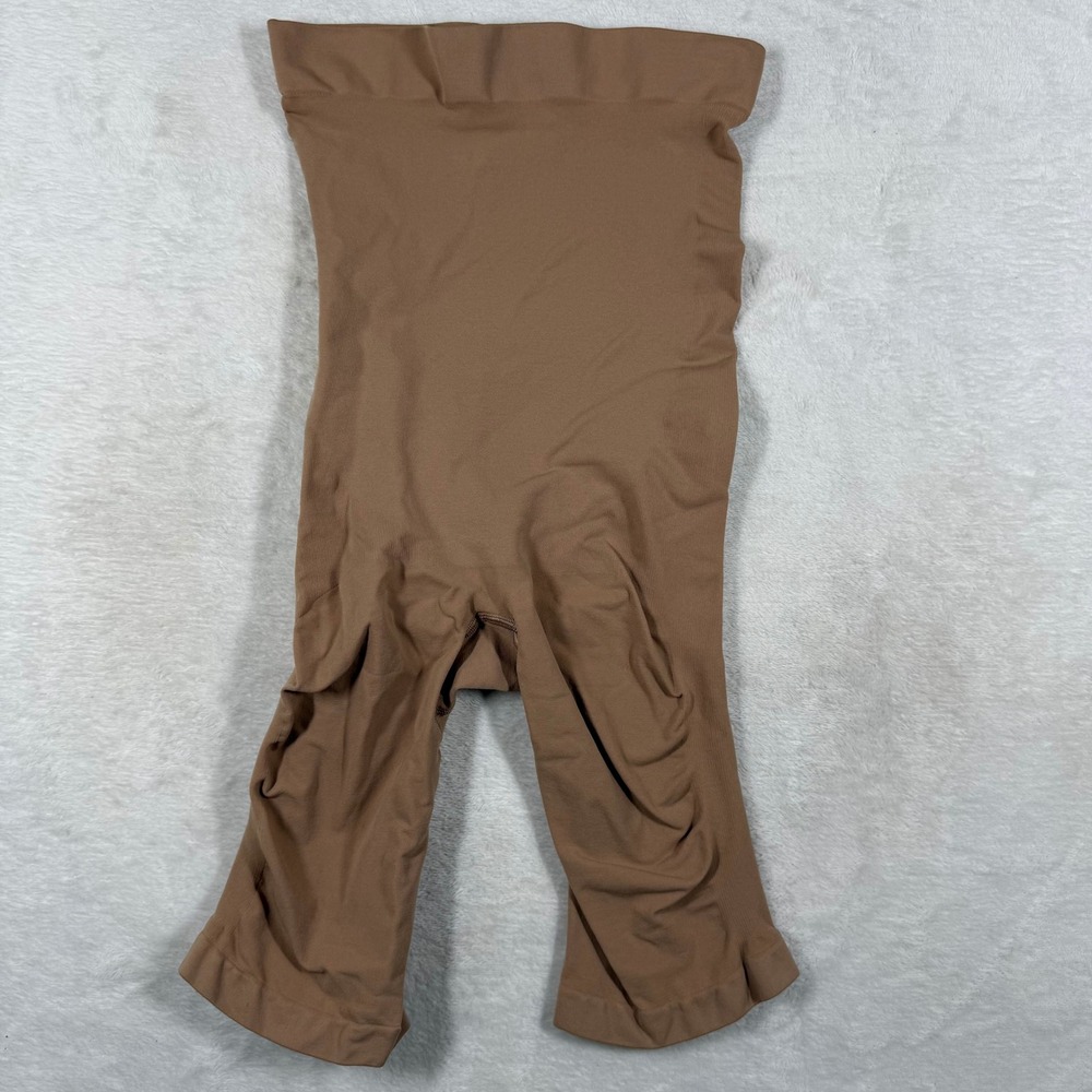 Aritzia Seamless High Waisted Sculpting Shapewear Shorts Brown XL 124304